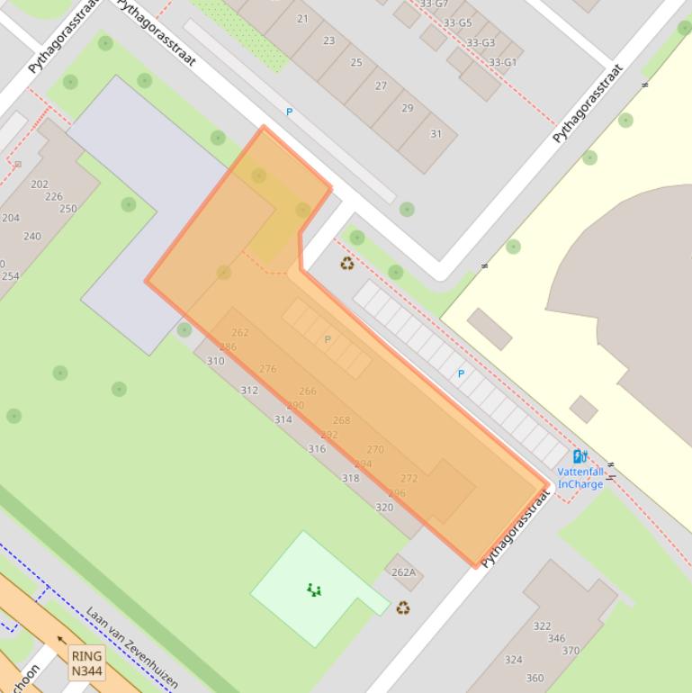 Kaart van postcodegebied 7323HR.