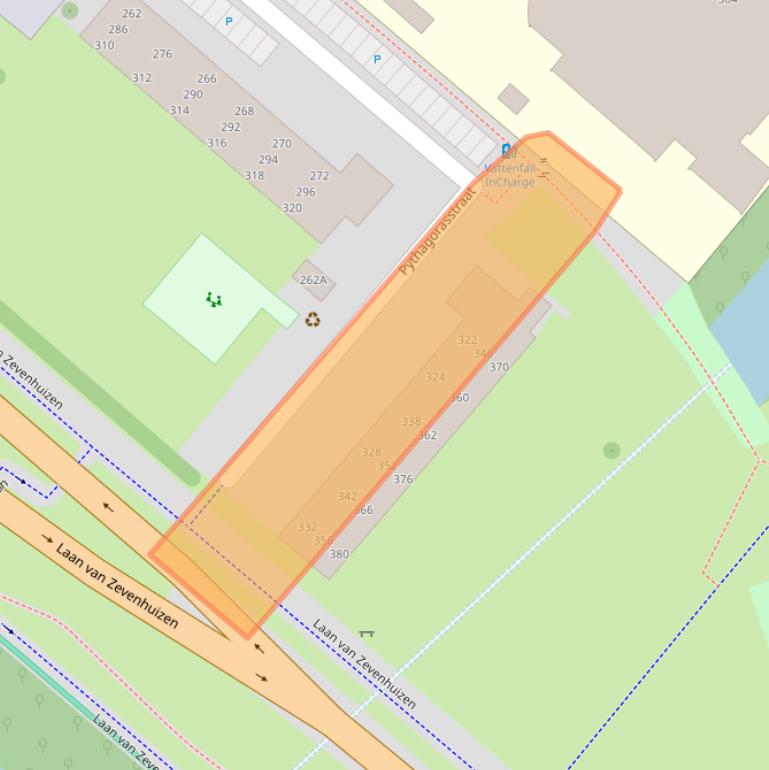 Kaart van postcodegebied 7323HT.