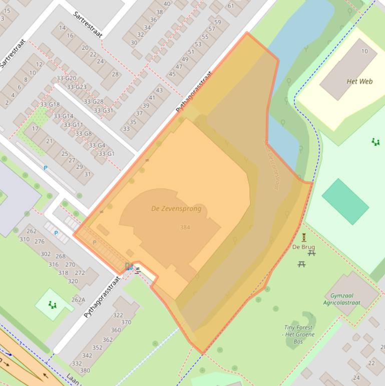 Kaart van postcodegebied 7323HW.