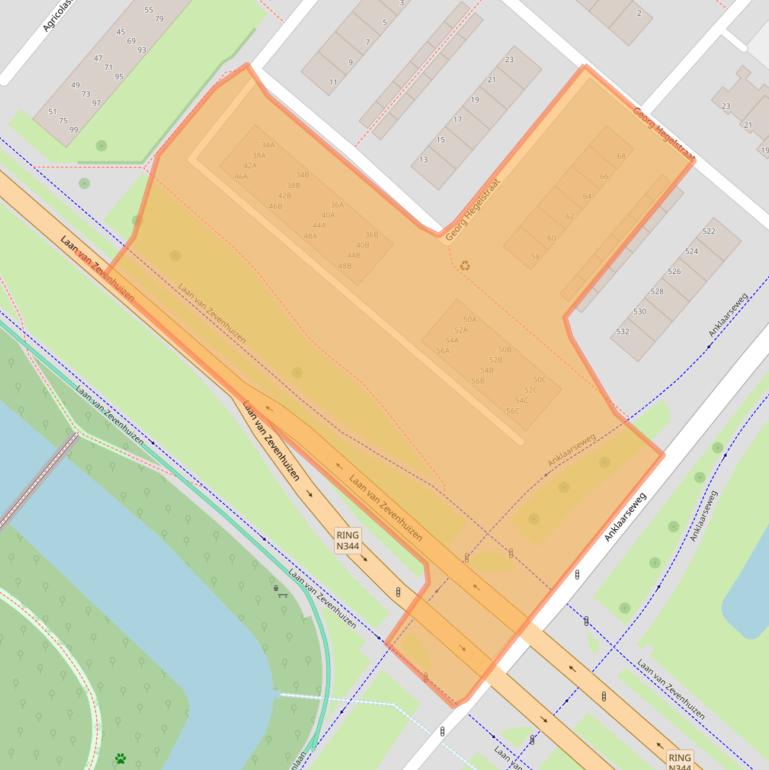 Kaart van postcodegebied 7323JT.