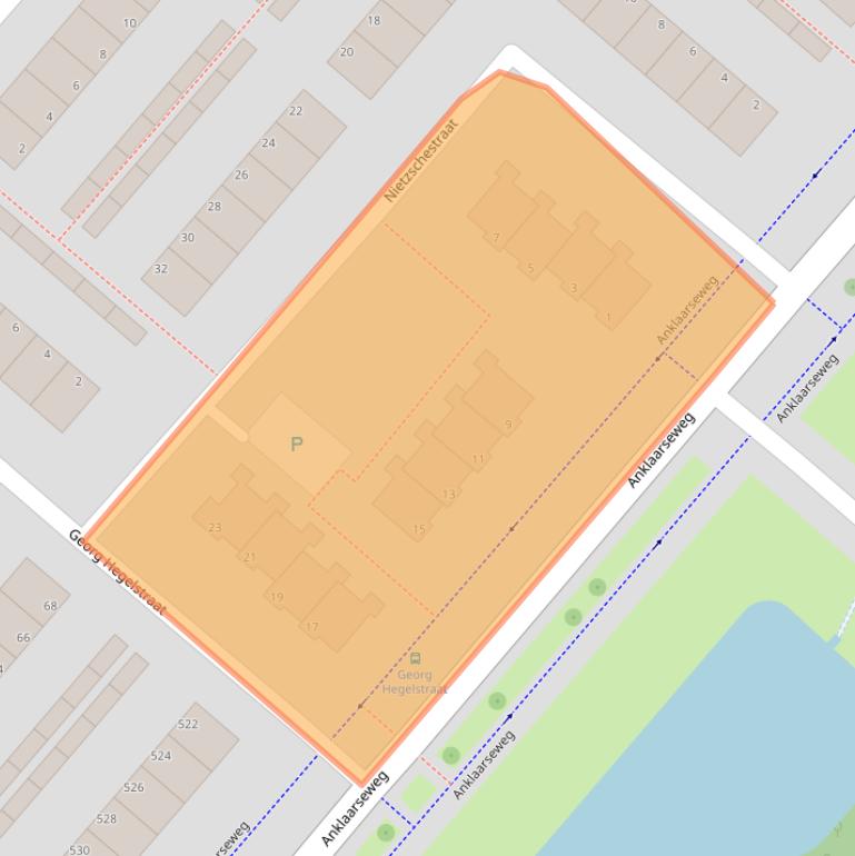 Kaart van postcodegebied 7323JW.