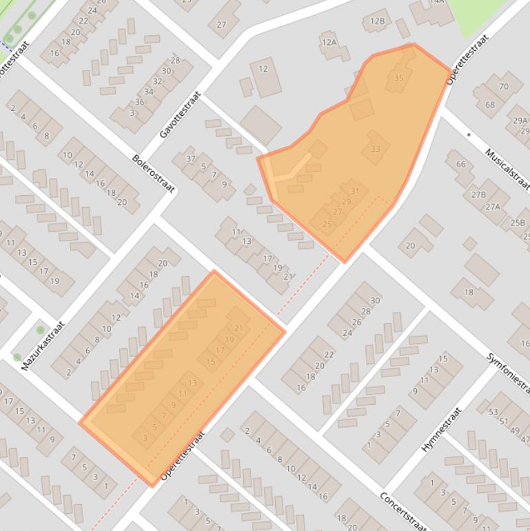 Kaart van postcodegebied 7323KG.