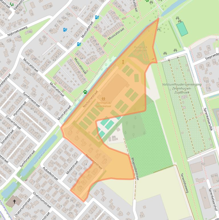 Kaart van postcodegebied 7323LC.