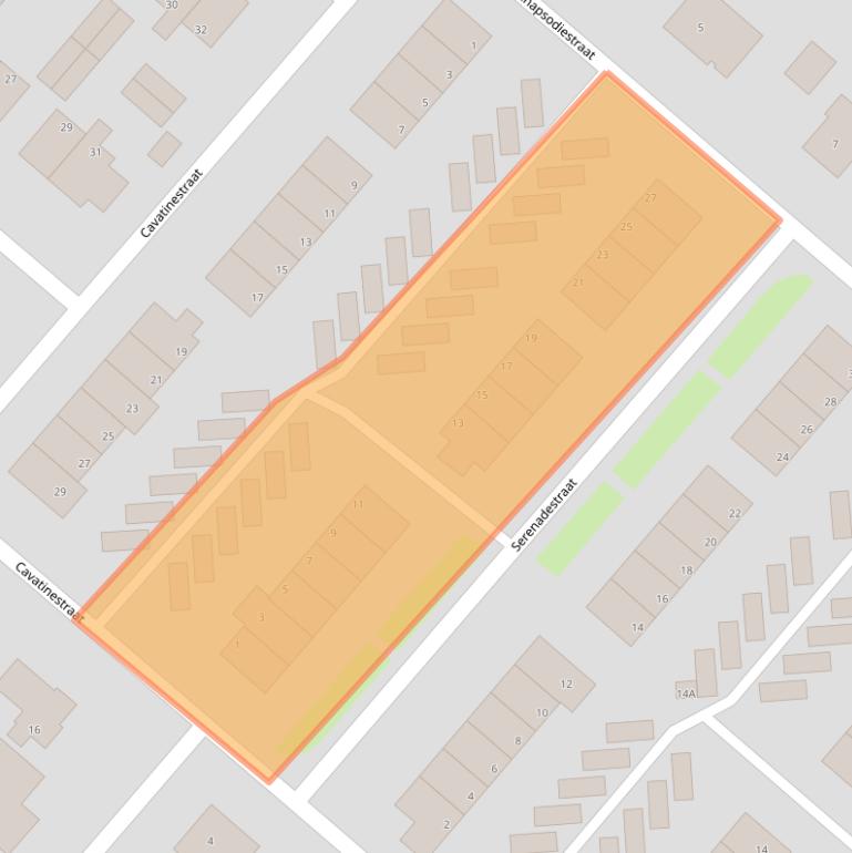 Kaart van postcodegebied 7323LJ.