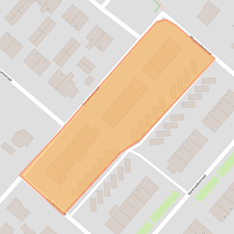 Kaart van postcodegebied 7323LL.