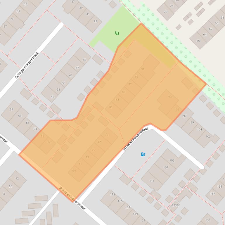 Kaart van postcodegebied 7323LT.