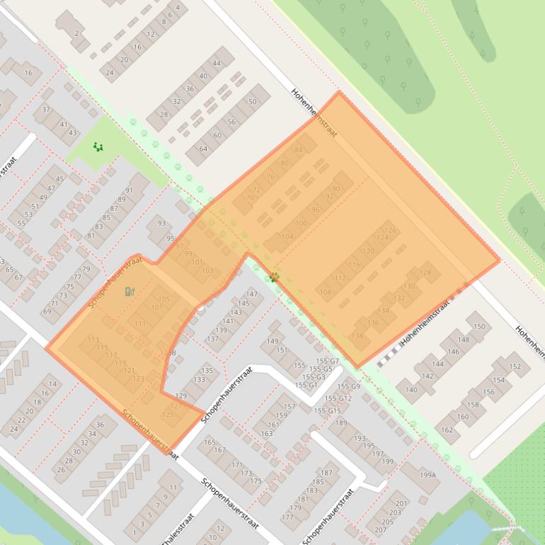 Kaart van postcodegebied 7323LV.