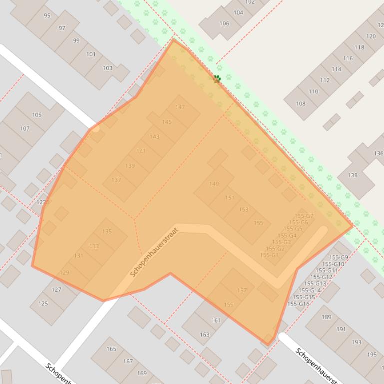 Kaart van postcodegebied 7323LW.