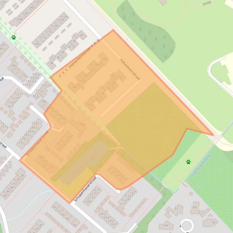 Kaart van postcodegebied 7323LZ.