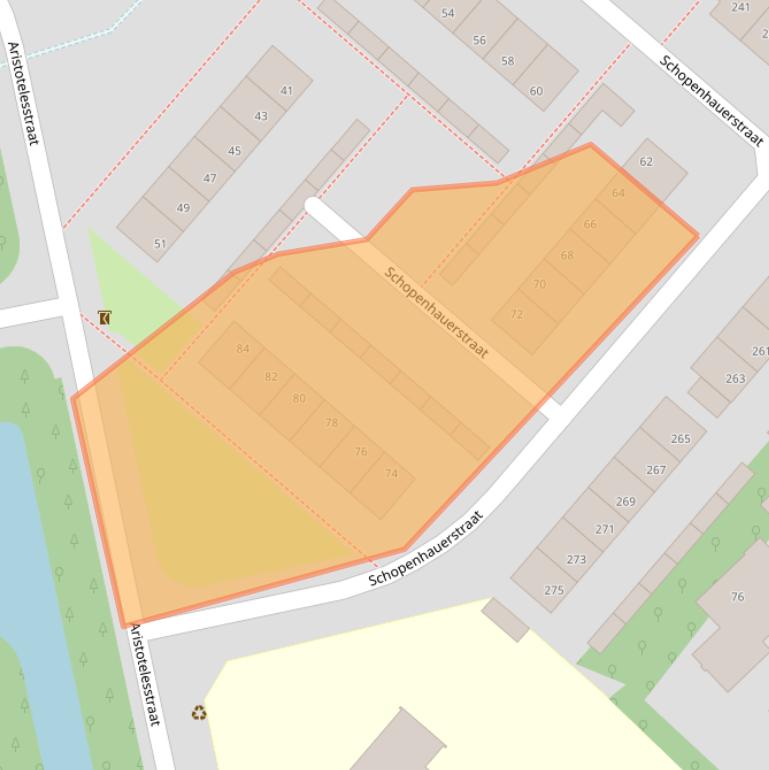 Kaart van postcodegebied 7323ME.