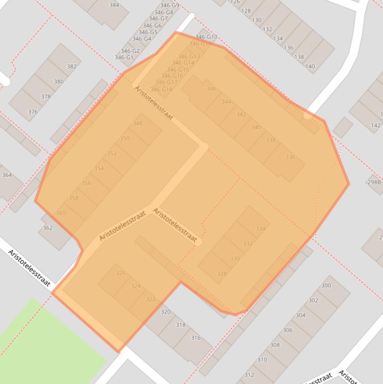 Kaart van postcodegebied 7323MV.