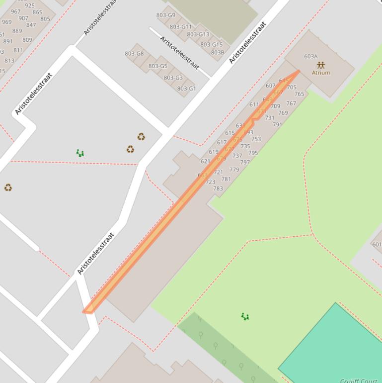 Kaart van postcodegebied 7323NN.