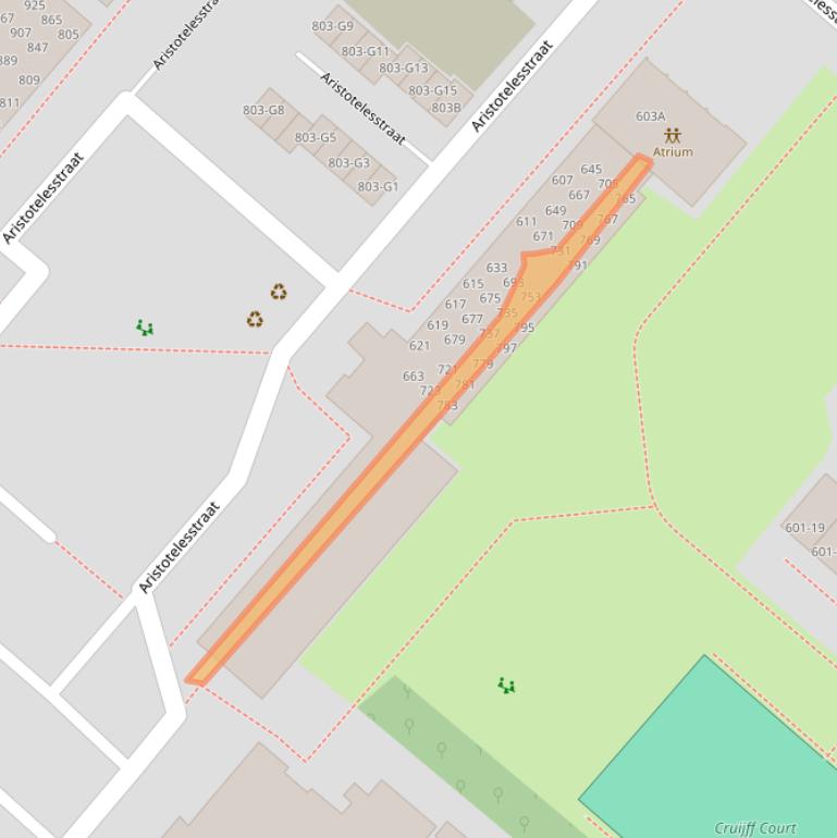 Kaart van postcodegebied 7323NR.