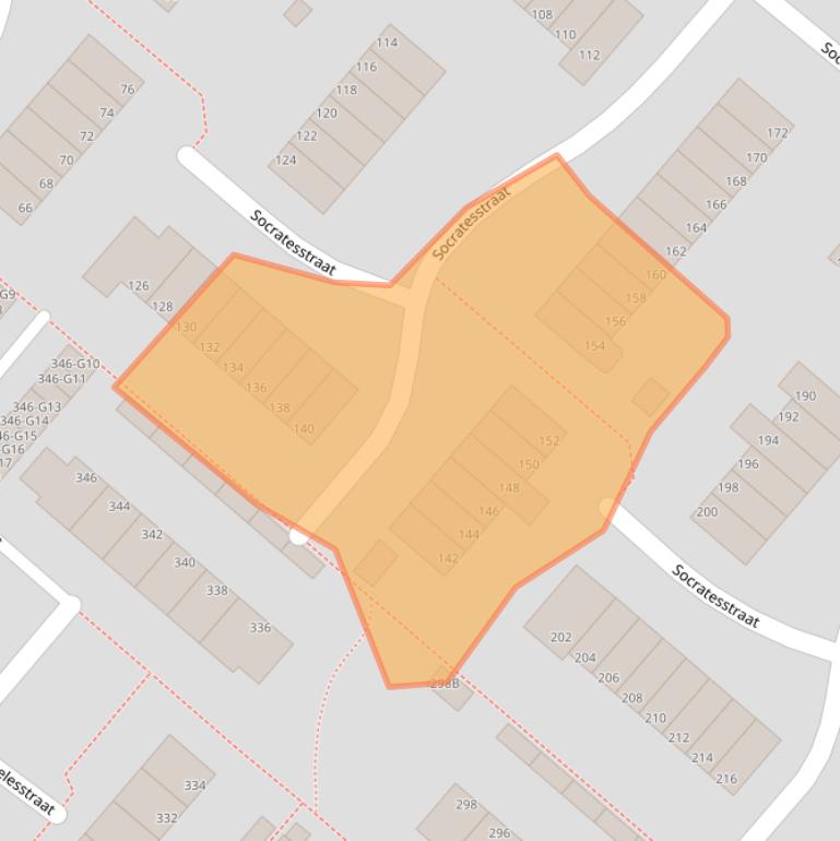 Kaart van postcodegebied 7323PK.