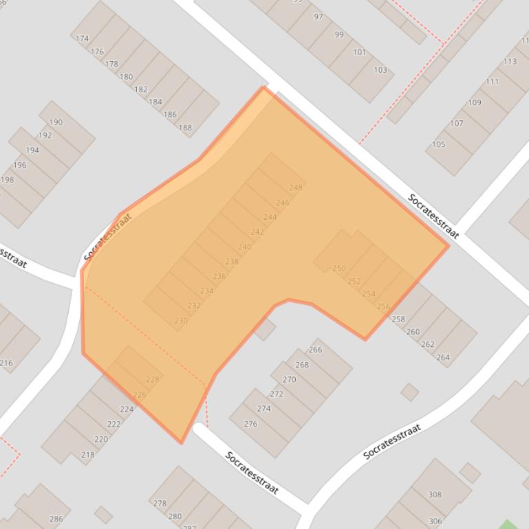 Kaart van postcodegebied 7323PN.