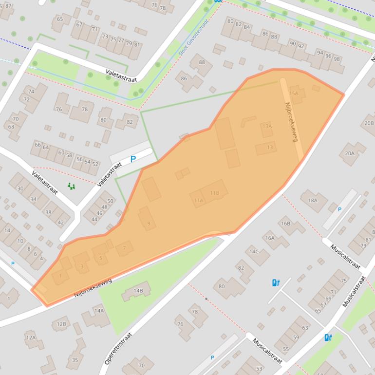 Kaart van postcodegebied 7323RE.