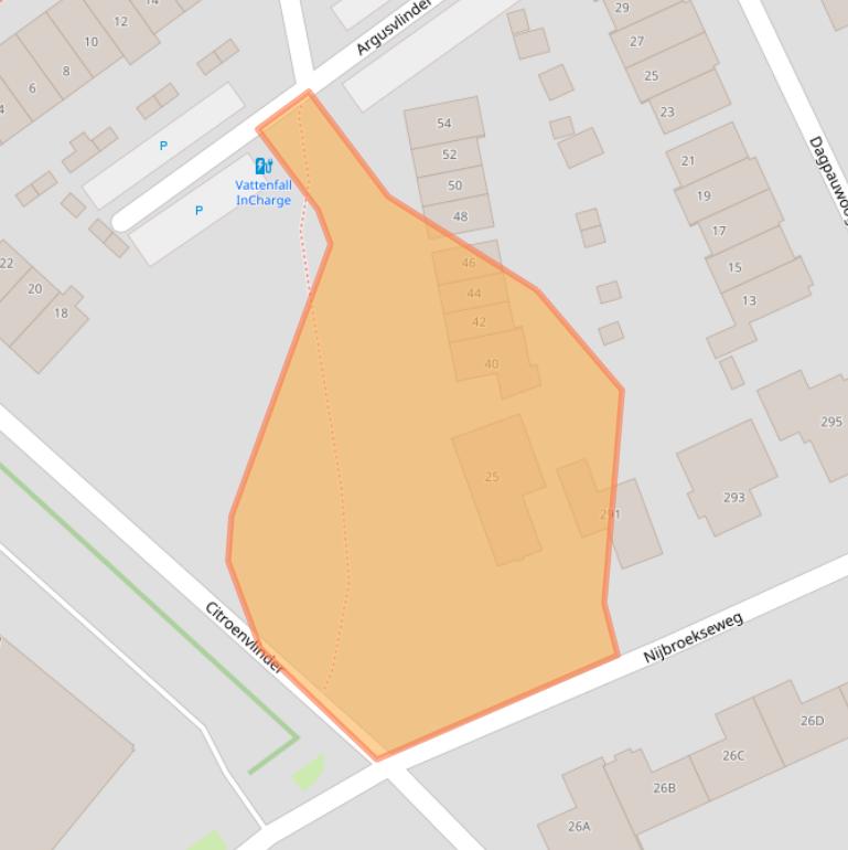 Kaart van postcodegebied 7323RG.