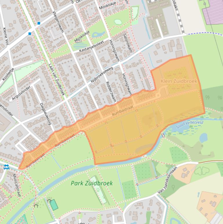 Kaart van postcodegebied 7323RL.