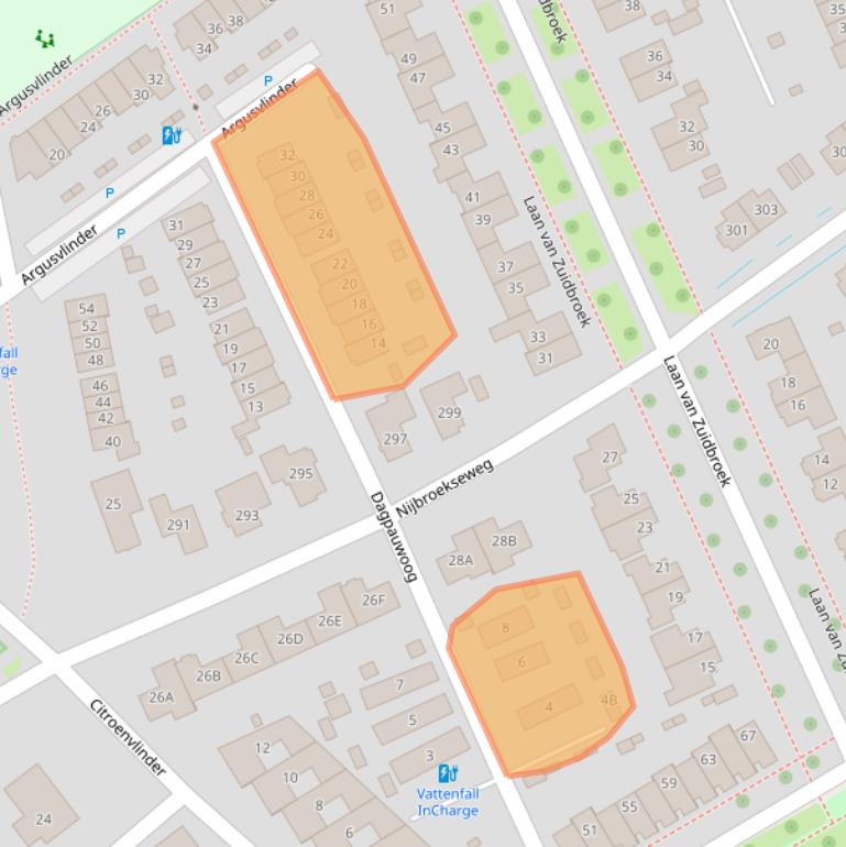 Kaart van postcodegebied 7323RS.