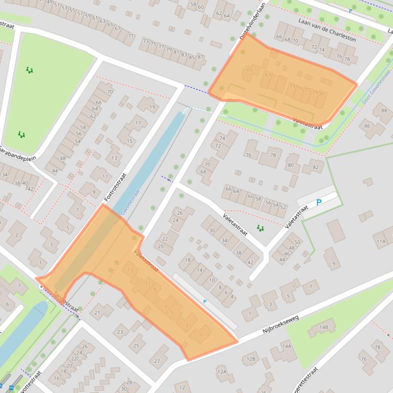 Kaart van postcodegebied 7323SE.