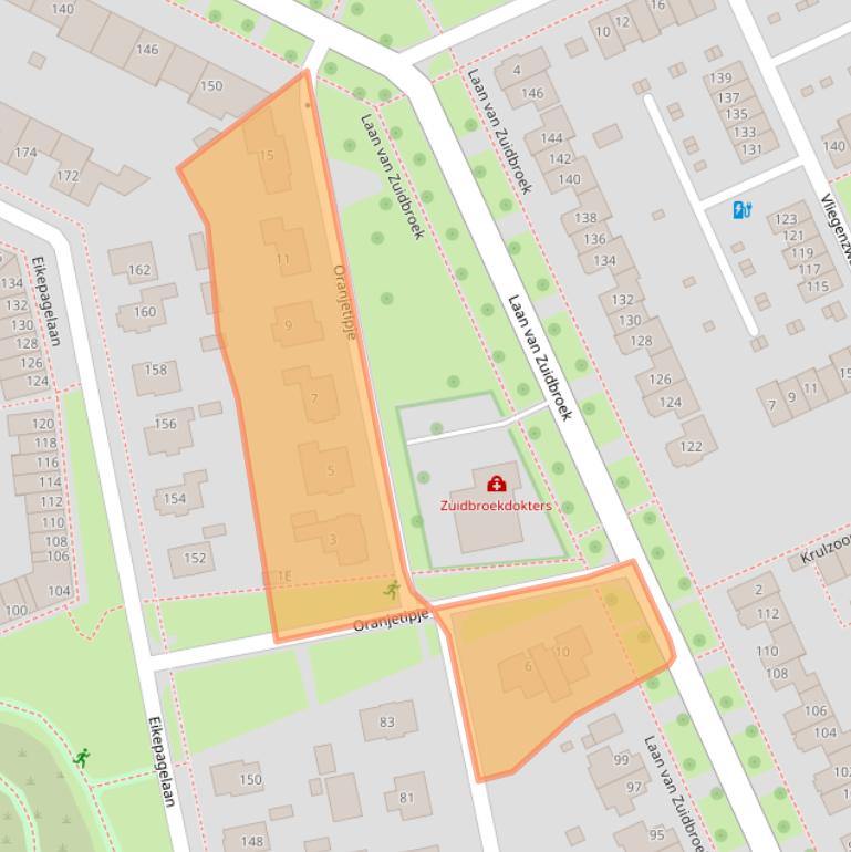 Kaart van postcodegebied 7323SH.