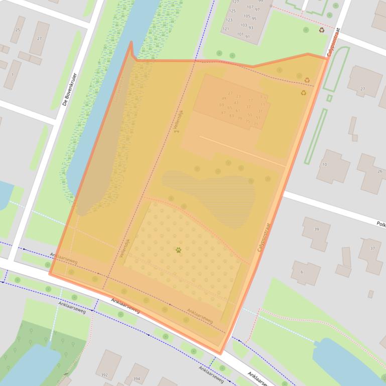 Kaart van postcodegebied 7323SJ.