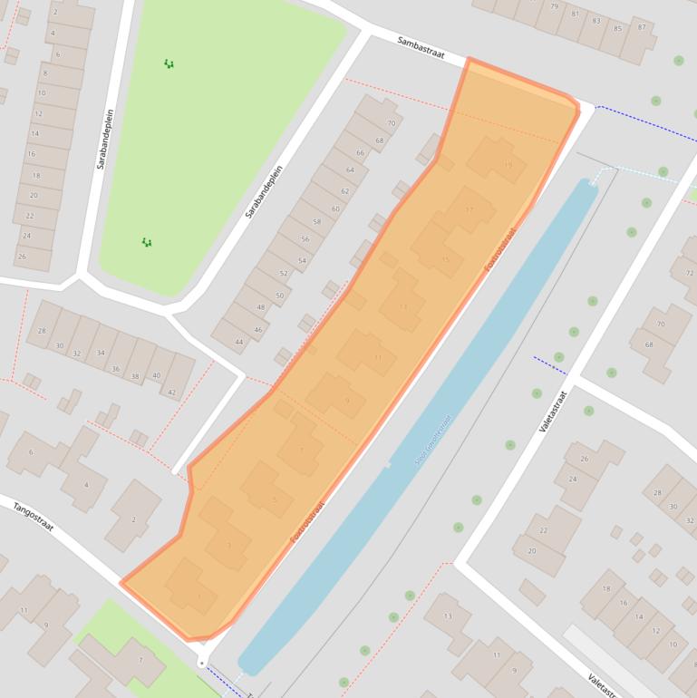 Kaart van postcodegebied 7323SX.