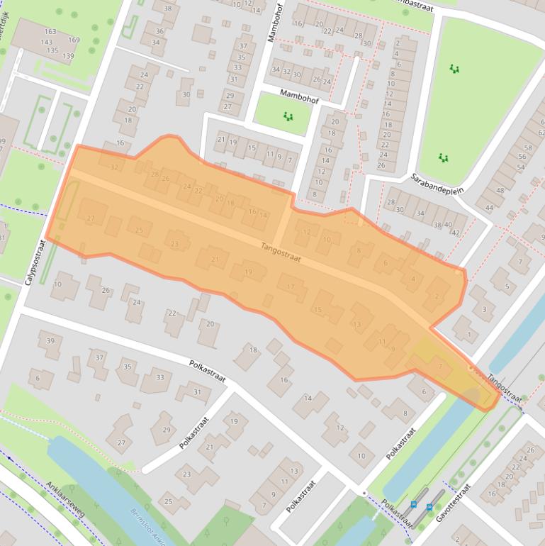 Kaart van postcodegebied 7323SZ.