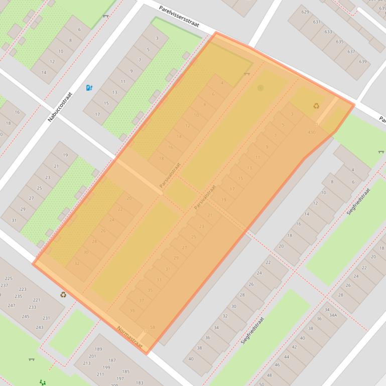 Kaart van postcodegebied 7323TG.