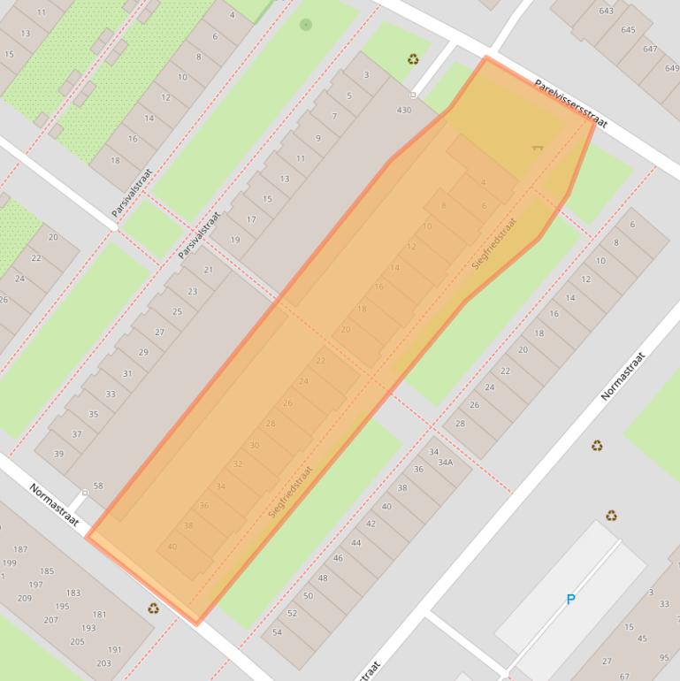 Kaart van postcodegebied 7323TH.