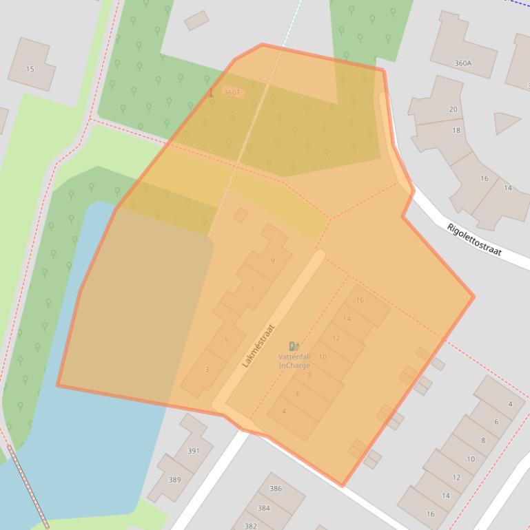 Kaart van postcodegebied 7323TJ.