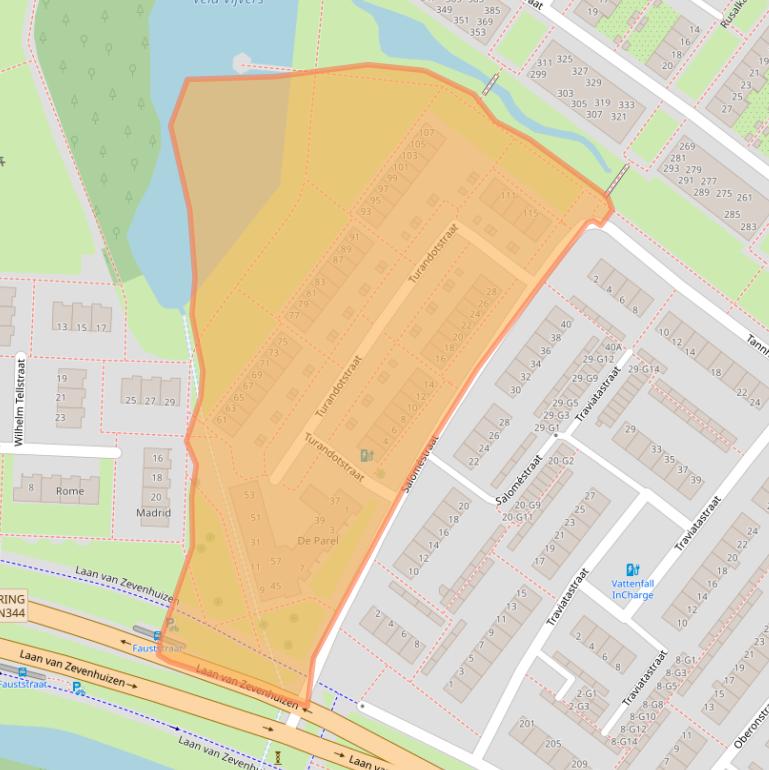 Kaart van postcodegebied 7323TM.