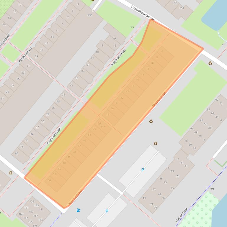 Kaart van postcodegebied 7323TT.