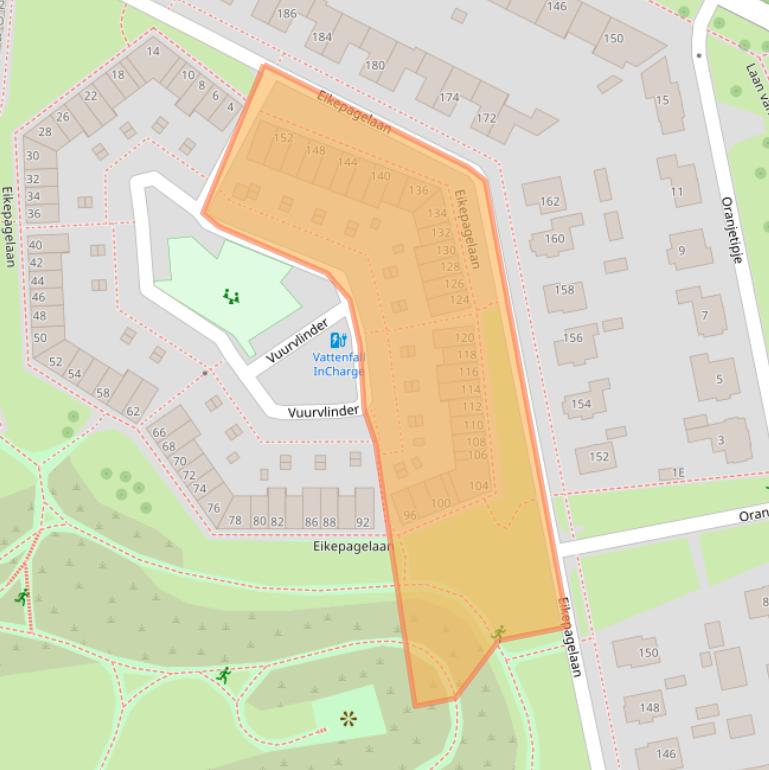 Kaart van postcodegebied 7323VK.