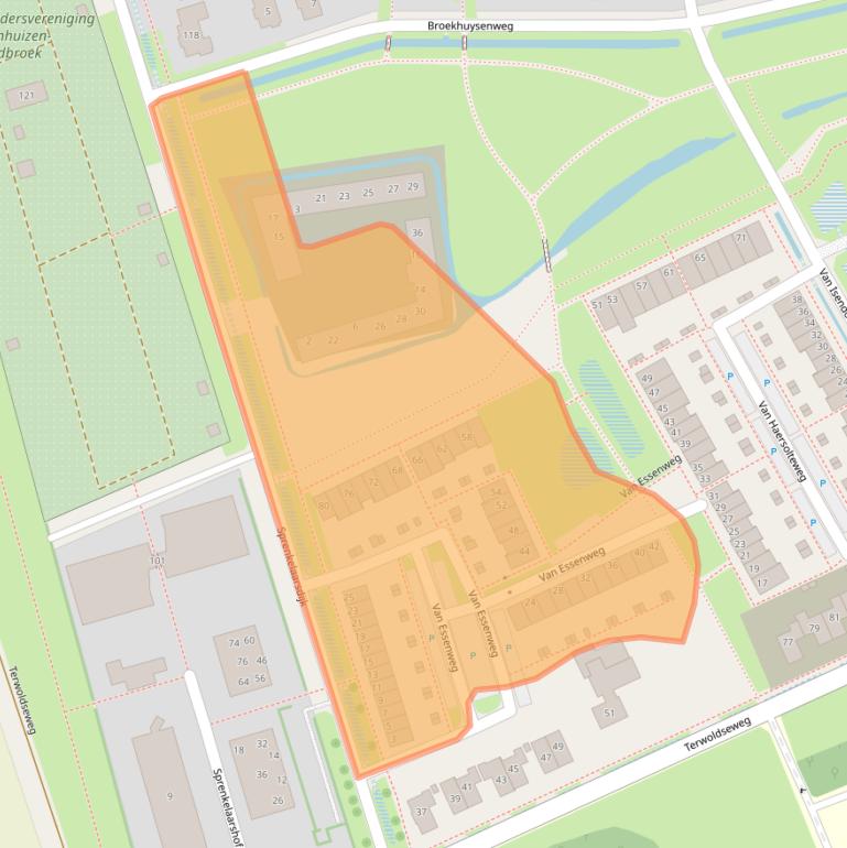 Kaart van postcodegebied 7323XM.
