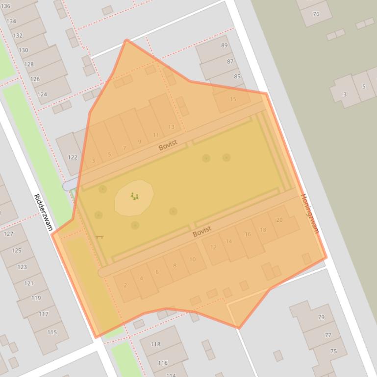 Kaart van postcodegebied 7324CJ.