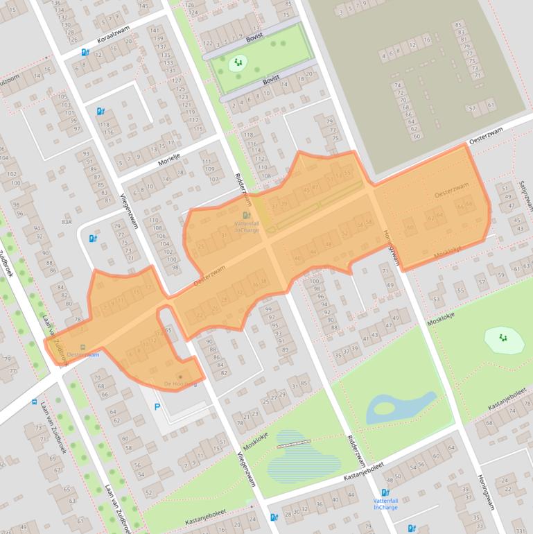 Kaart van postcodegebied 7324CL.