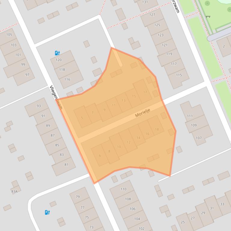 Kaart van postcodegebied 7324CM.