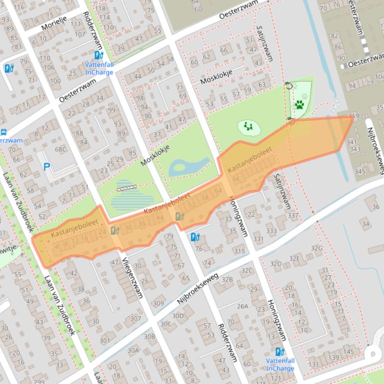 Kaart van postcodegebied 7324CP.