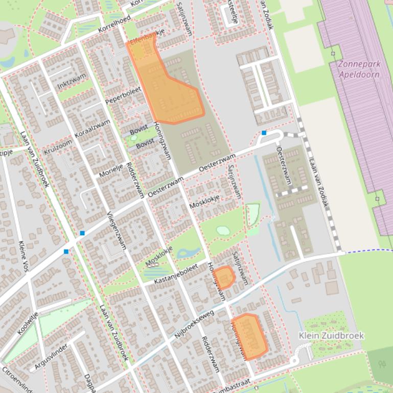 Kaart van postcodegebied 7324CR.