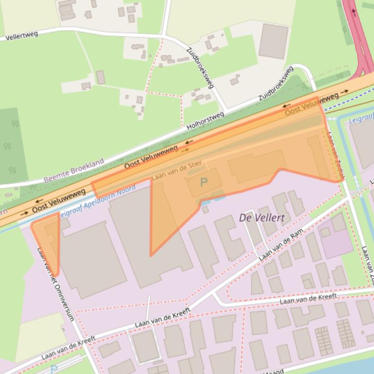 Kaart van postcodegebied 7324CV.