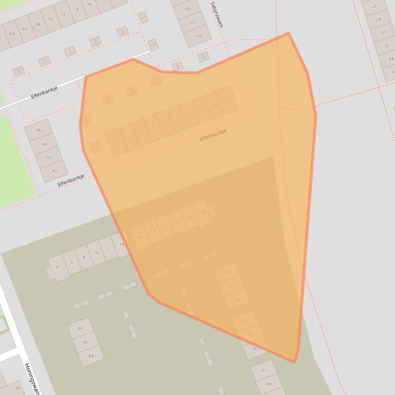 Kaart van postcodegebied 7324DC.