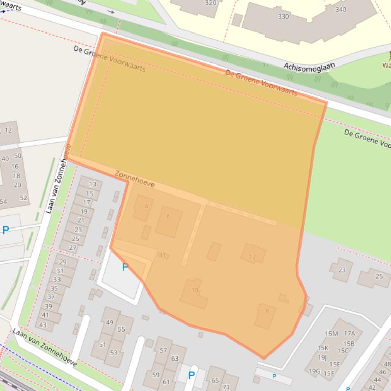 Kaart van postcodegebied 7325AB.