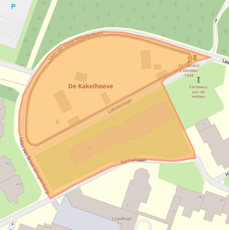 Kaart van postcodegebied 7325BH.