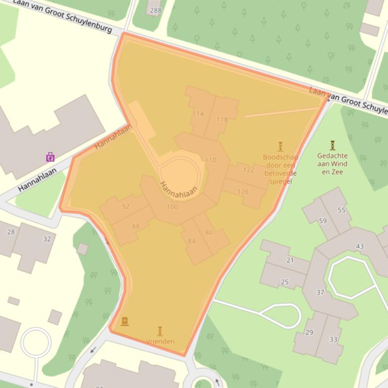 Kaart van postcodegebied 7325BM.