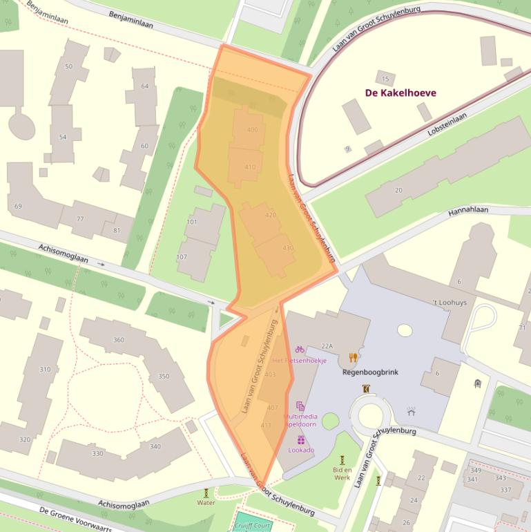 Kaart van postcodegebied 7325BT.