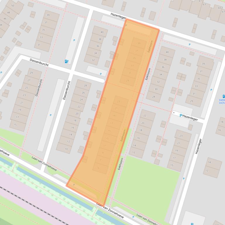 Kaart van postcodegebied 7325CE.