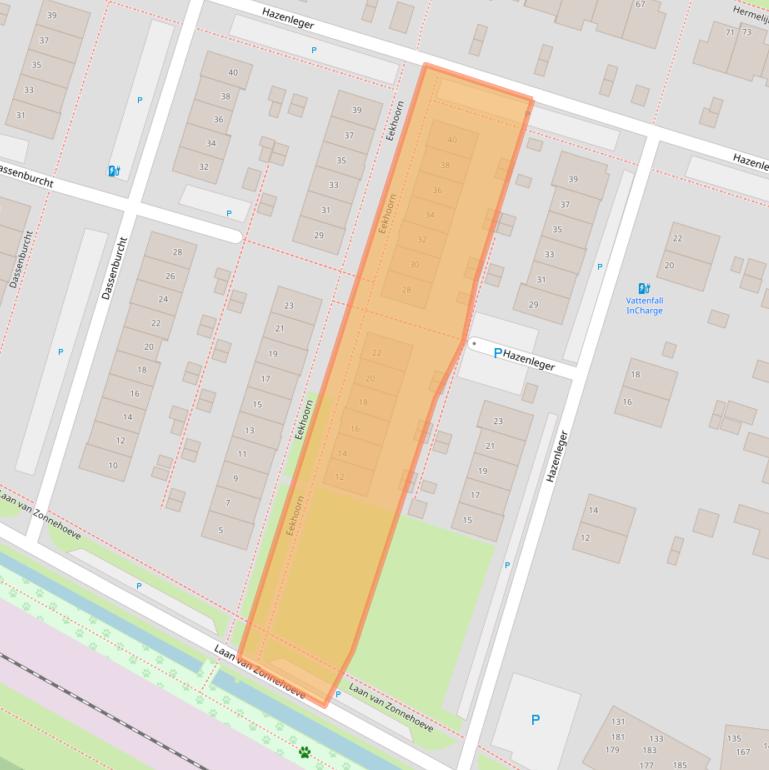 Kaart van postcodegebied 7325CG.