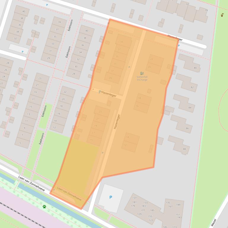 Kaart van postcodegebied 7325CK.