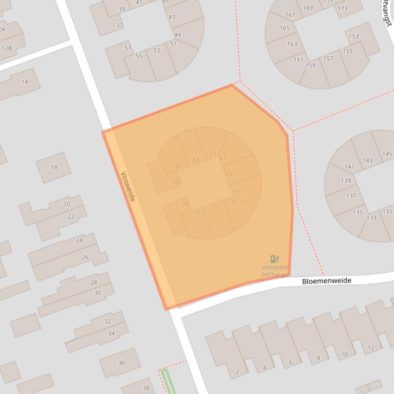 Kaart van postcodegebied 7325DB.